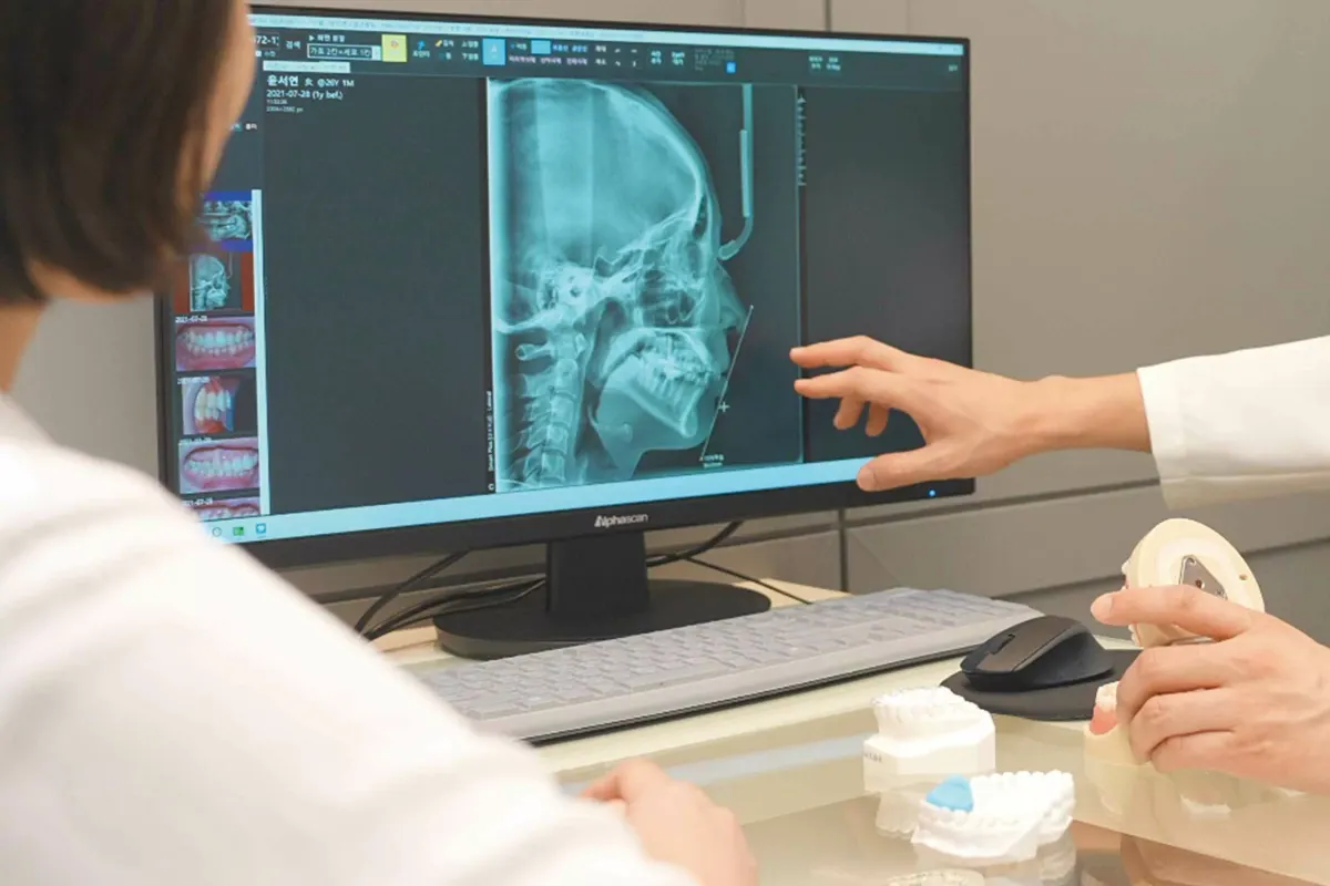 TMJ examination at Myeongdong Combi Dental Clinic